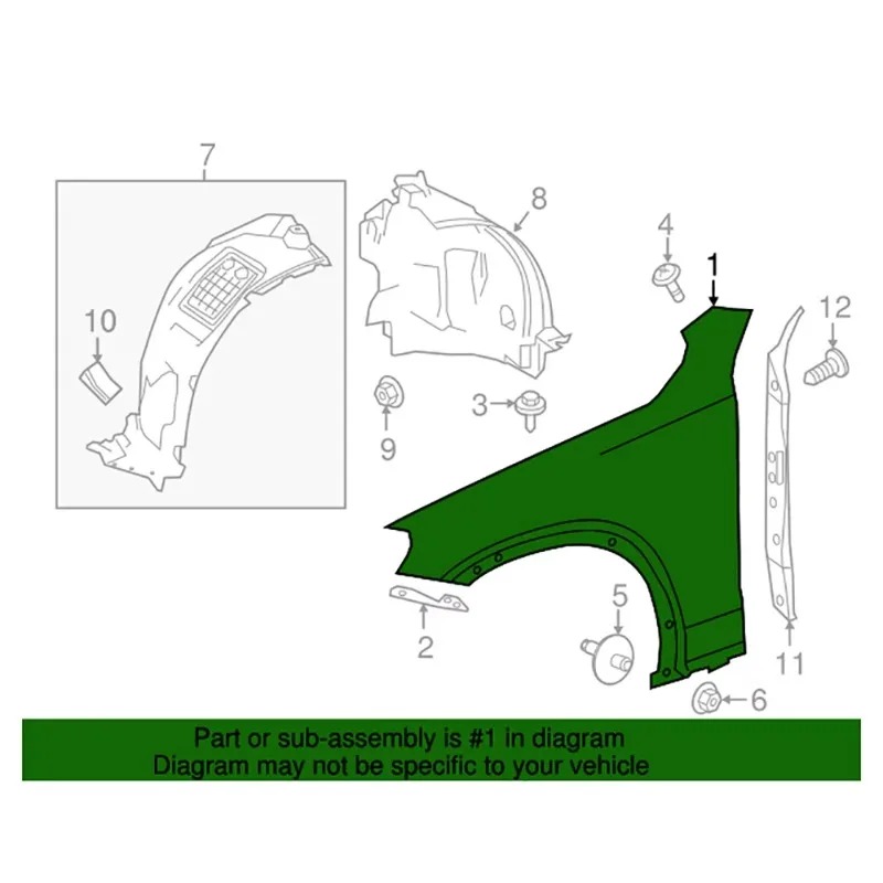 2016-2023 GLC X253 W253 Hot Selling Replaced Aluminum Car Front Fenders 2538800118 2538800218